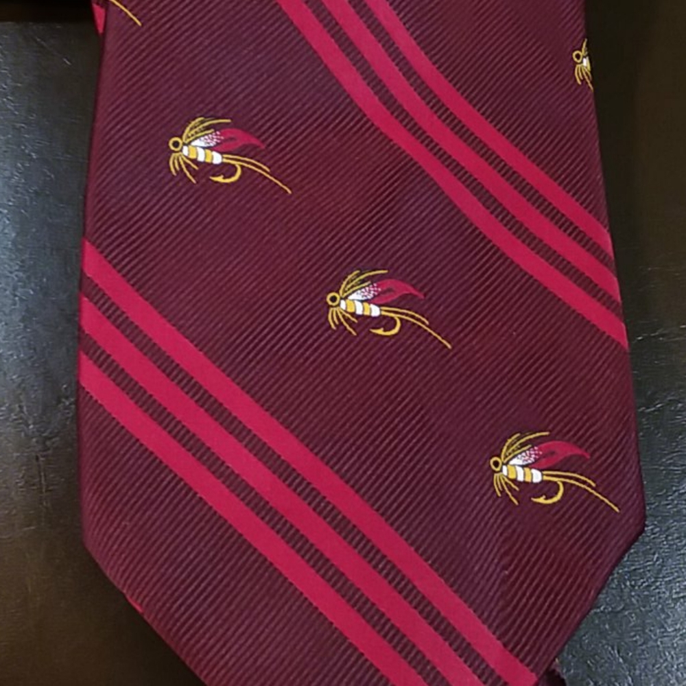 Christian Dior Fishing‎ Lure Wide Tie Vintage